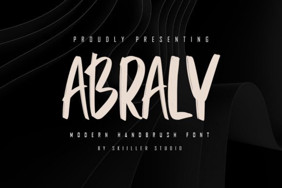 Abraly: A Modern Brushed Handwritten Font for Web