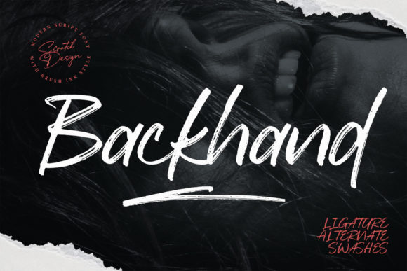 Backhand: A Stylish Script Handwritten Font for Campaigns