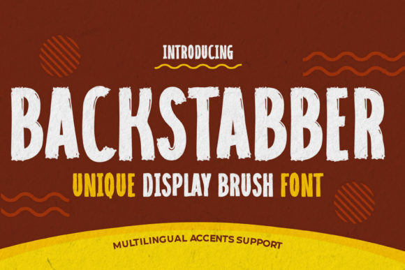 Backstabber: A Bold Display Font for Web Design