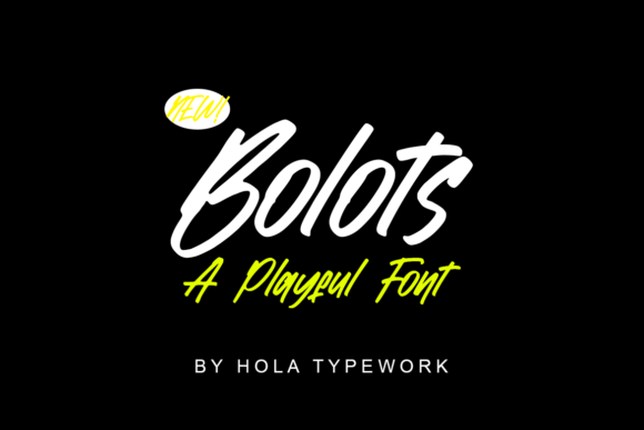 Bolots: A Playful Handwritten Font for Your Brand