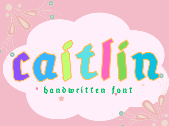 Caitlin Font: A Handwritten Script for Elegant Editorial Design