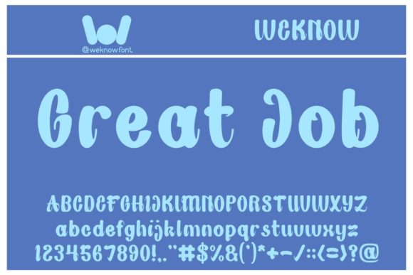 Great Job: A Paint Brushed Script Font for Marketers