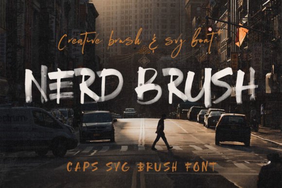 How Nerdbrush Font Adds Bold Personality to Campaign Headlines