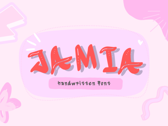 Jamia: A Playful Handwritten Font for Editorial Design and Digital Publishing