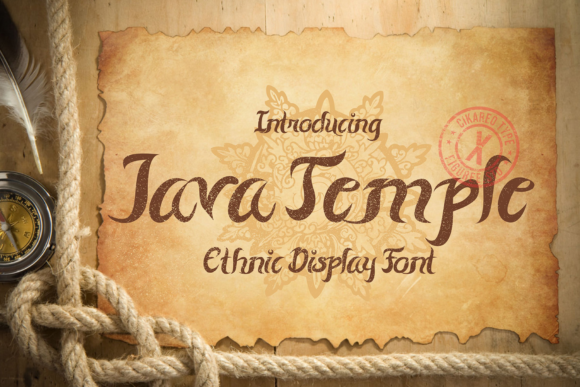 Java Temple: A Brushed Handwritten Font for Dynamic Campaign Visuals
