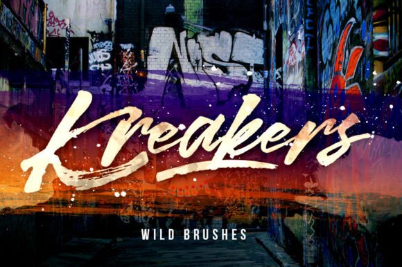 Kreakers: A Hand-Brushed Typeface for Editorial Design