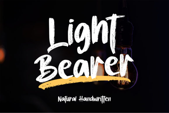 Light Bearer: A Cool Brushed Handwritten Font for Bold Branding and Campaign Visuals