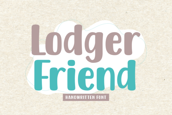 Lodger Friend: A Cool Paint-Brushed Handwritten Font for Business Branding