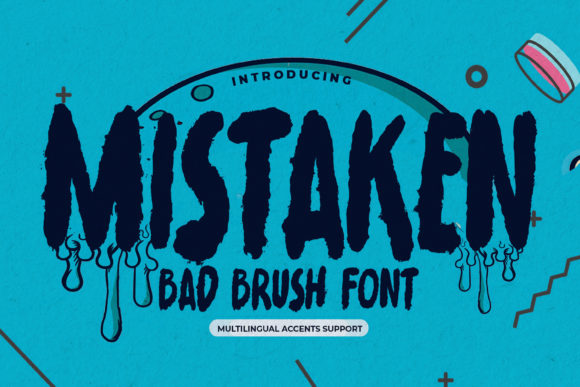 Mistaken: A Bold Display Font for Editorial Design