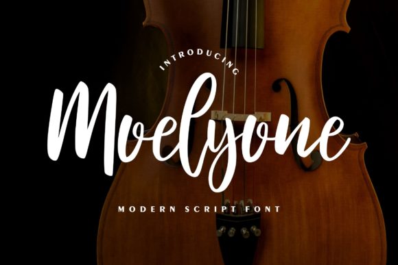 Moelyone: A Clean and Paint Brushed Handwritten Font for Handmade Creations