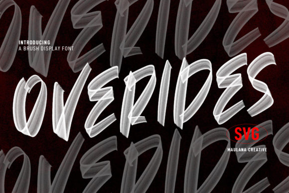 Overides: A Street Art-Inspired Display Font for Bold Branding