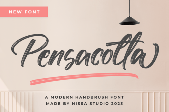 Pensacotta: A Bold Brushed Font for High-Impact Campaign Typography