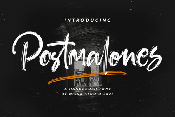 Postmalones: A Bold Brushed Handwritten Font for Dynamic Web Design