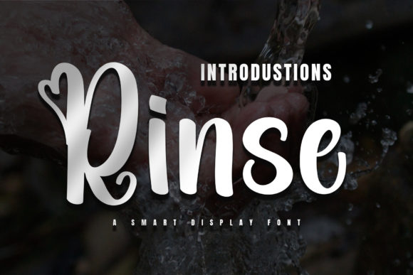 Rinse: A Stylish Handwritten Font for Marketers
