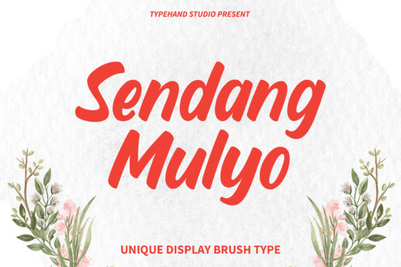 Sendang Mulyo: A Handwritten Font for Digital Brands