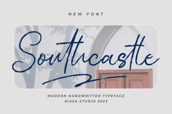 Southcastle: A Bold Brushed Font for Stylish Editorial Design