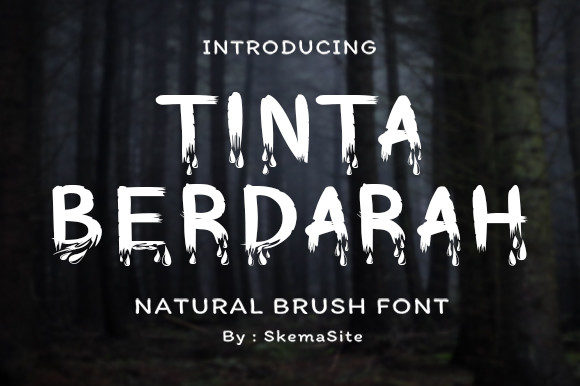 Tinta Berdarah: A Brushed Display Font Review