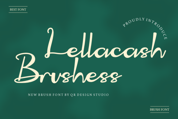 Using Lellacash Brushess Font for Bold Web Typography and Branding