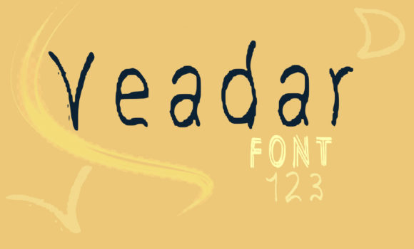 Veadar: A Brushed Script Font for Editorial Design