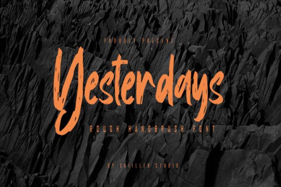 Yesterdays: A Handwritten Font for Timeless Editorial Design